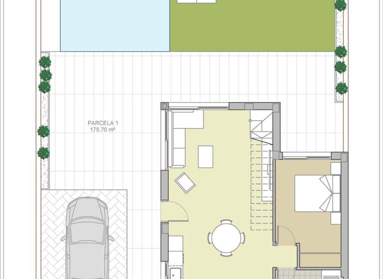 Villa zum Kauf provisionsfrei 377.900 € 4 Zimmer 100 m² 172 m² Grundstück Calle Nogal 2 Orihuela 03319