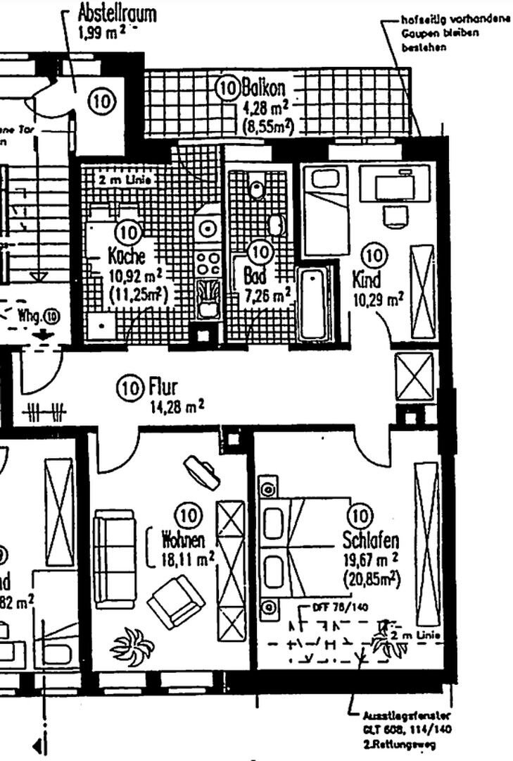 Wohnung zum Kauf provisionsfrei 134.950 € 3 Zimmer 83,6 m²<br/>Wohnfläche 4.<br/>Geschoss Sonnenberg 212 Chemnitz 09130