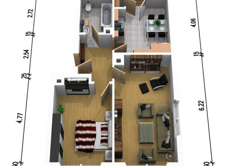Wohnung zum Kauf 299.000 € 2 Zimmer 60 m² Oberau Freiburg 79117