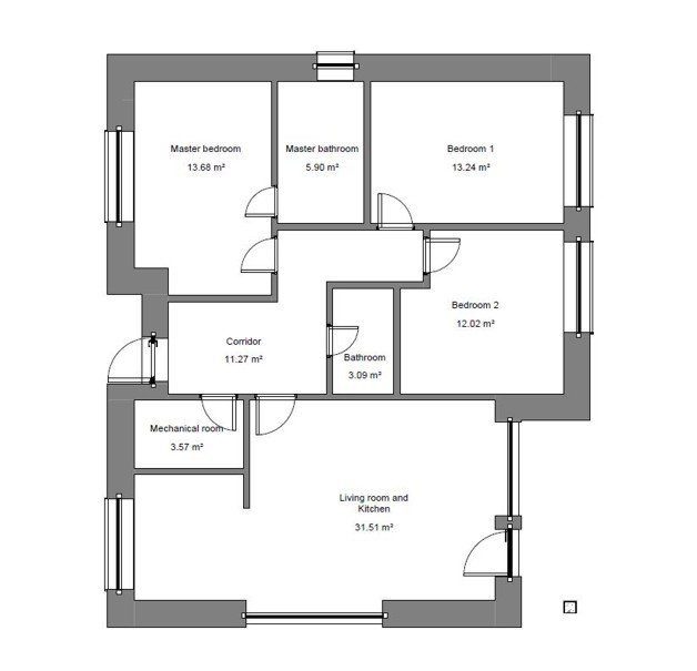 Einfamilienhaus zum Kauf 210.000 € 3 Zimmer 113 m²<br/>Wohnfläche 113 m²<br/>Grundstück Kosharitsa 8253