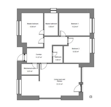 Einfamilienhaus zum Kauf 210.000 € 3 Zimmer 113 m² 113 m² Grundstück Kosharitsa 8253