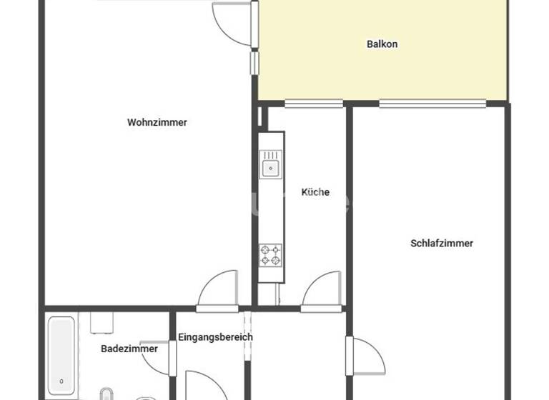 Wohnung zum Kauf 169.000 € 2 Zimmer 62,9 m²<br/>Wohnfläche 3.<br/>Geschoss Höfener Straße 140 Höfen Nürnberg 90431
