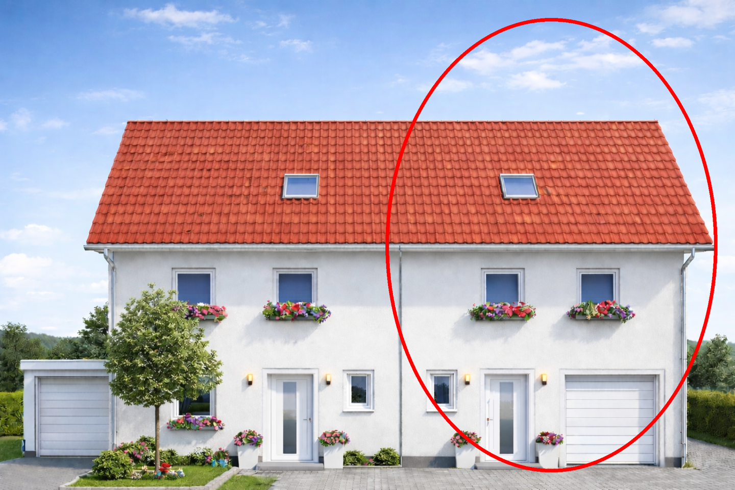 Doppelhaushälfte zum Kauf - Ansicht 2