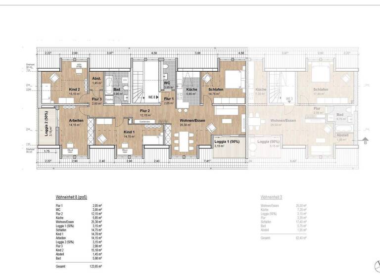 Wohnung zum Kauf - Erstbezug provisionsfrei 543.000 € 5 Zimmer 123,7 m² 2. Geschoss Holzhausen Leipzig 04288