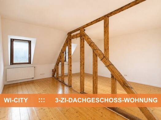Wohnung zur Miete 1.250 € 3 Zimmer 92 m² 4. Geschoss Moritzstraße 72 Wiesbaden Mitte 65185