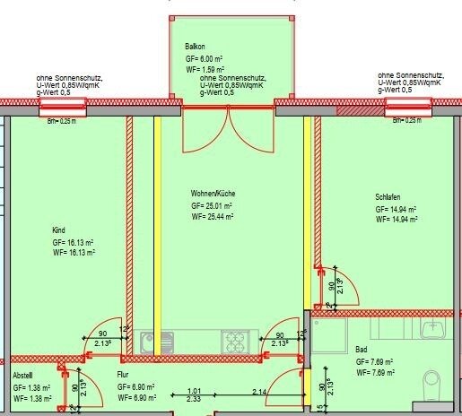 Wohnung zur Miete 444 € 3 Zimmer 74 m²<br/>Wohnfläche 01.12.2024<br/>Verfügbarkeit Bergen Bergen 18528