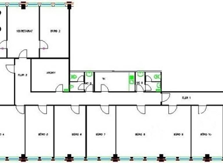 Bürofläche zur Miete 9 € 1 Zimmer 23,6 m² Bürofläche Rüterbarg 46 Niendorf Hamburg 22529