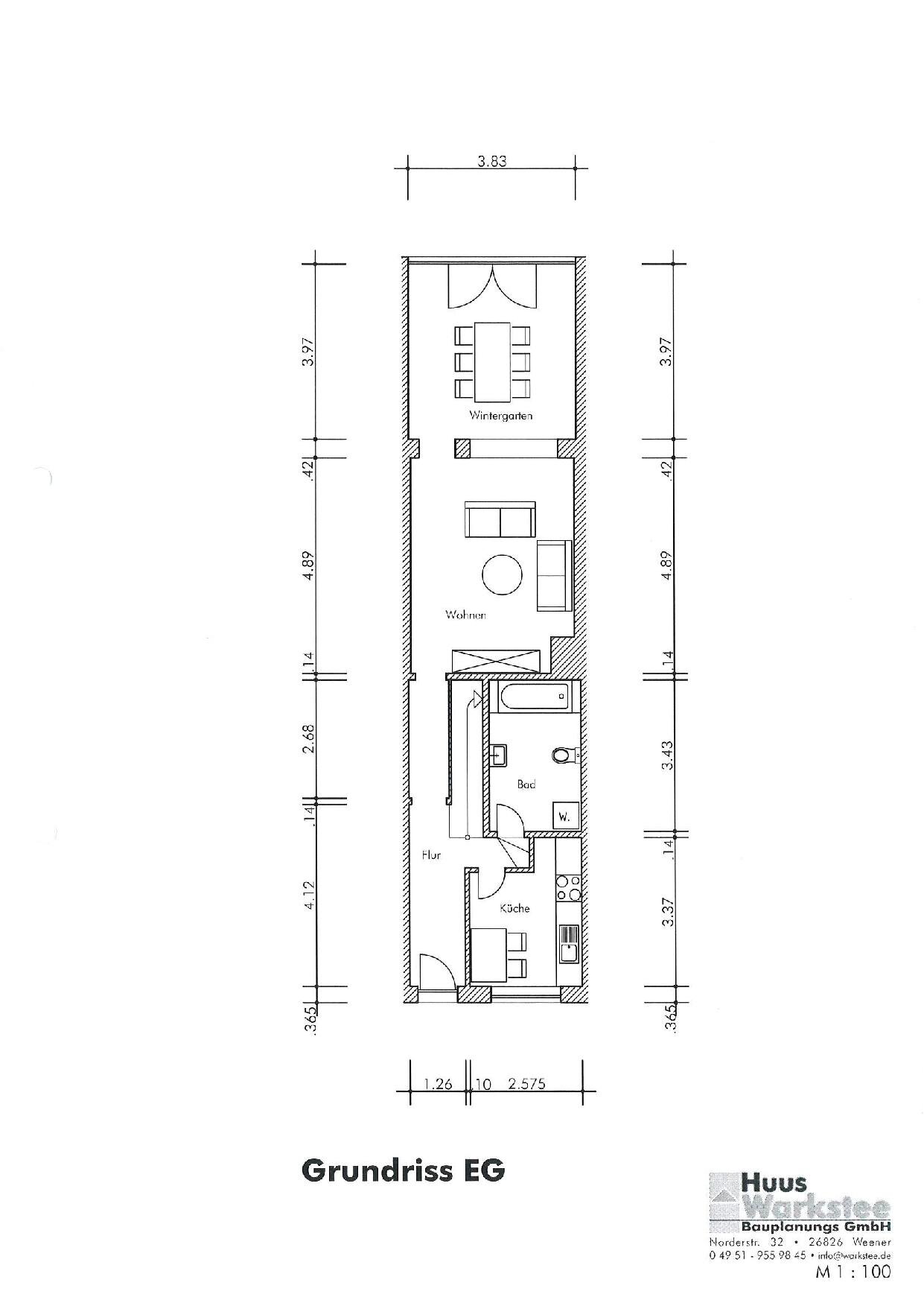 Einfamilienhaus zum Kauf 285.000 € 4 Zimmer 93,8 m²<br/>Wohnfläche 114 m²<br/>Grundstück Weener Weener 26826