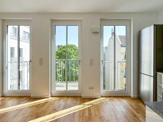 Wohnung zur Miete - Erstbezug 1.076 € 1 Zimmer 26,4 m² 2. Geschoss Osnabrücker Straße 27 Charlottenburg Berlin 10589