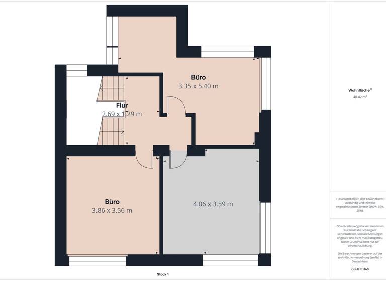 Bürogebäude zur Miete 2.200 € 294,9 m² Bürofläche Hasselbach Winterspelt 54616