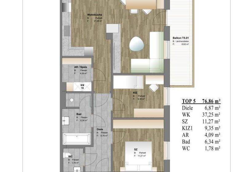 Wohnung zum Kauf - Erstbezug provisionsfrei 504.000 € 3 Zimmer 77,1 m² 1. Geschoss Golling an der Salzach 5440