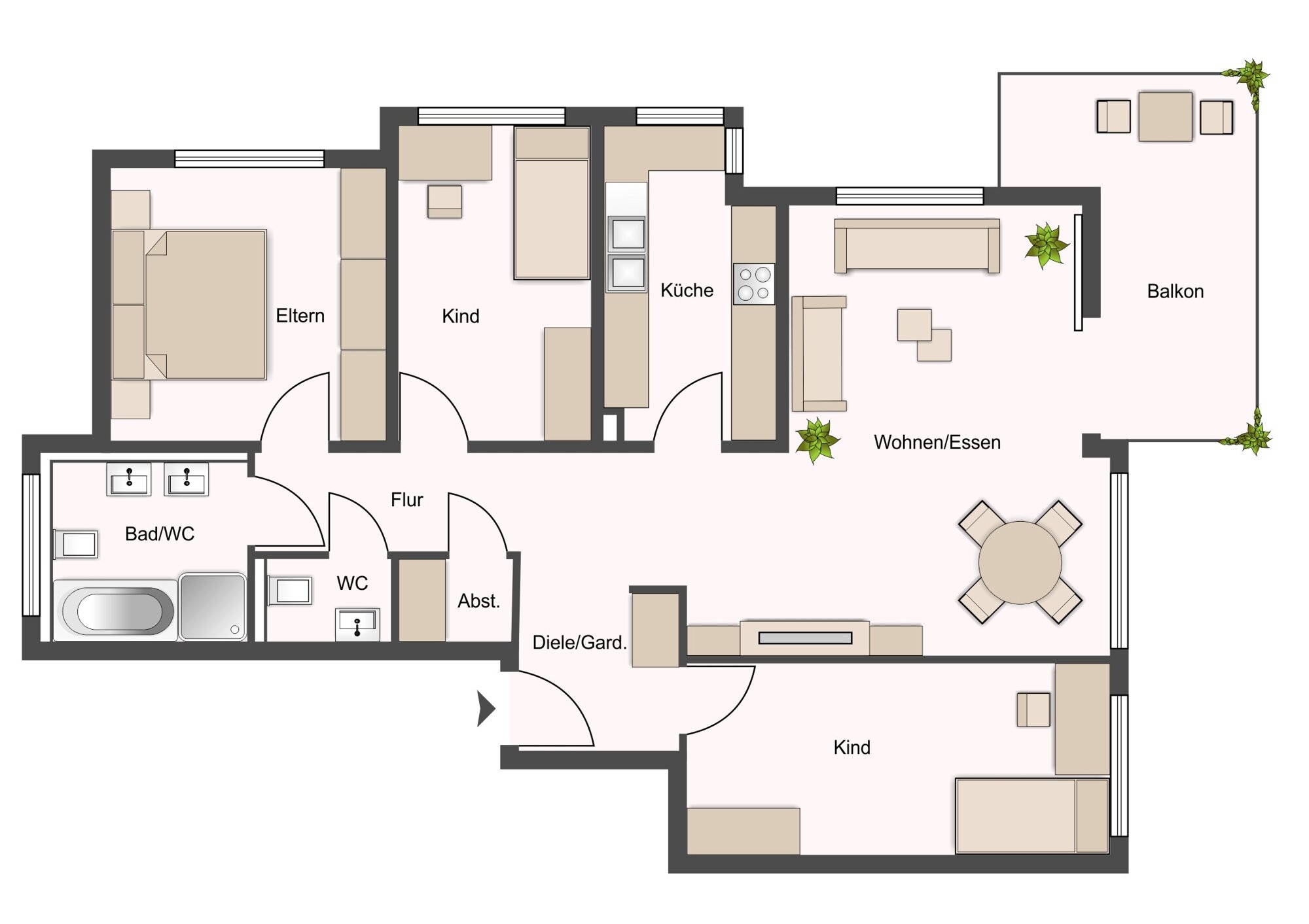 Wohnung zum Kauf 479.000 € 4 Zimmer 97 m²<br/>Wohnfläche Schorndorf - Innenstadt Schorndorf 73614