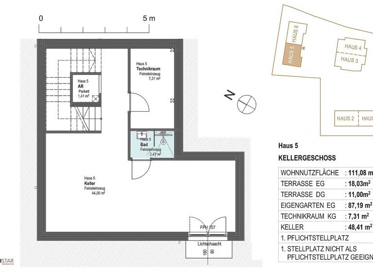 Doppelhaushälfte zum Kauf - Erstbezug 899.000 € 5 Zimmer 111,1 m² frei ab sofort Klosterneuburg 3400