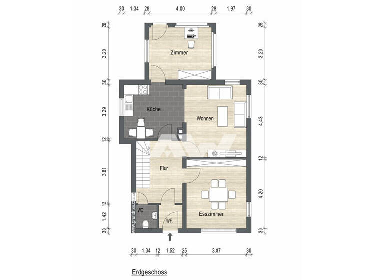 Einfamilienhaus zum Kauf 259.500 € 5 Zimmer 100 m²<br/>Wohnfläche 804 m²<br/>Grundstück Norden Norden 26506