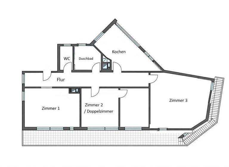 Studio zur Miete 625 € 1 Zimmer 25 m² EG Frauenstraße 85 Mitte Ulm 89073