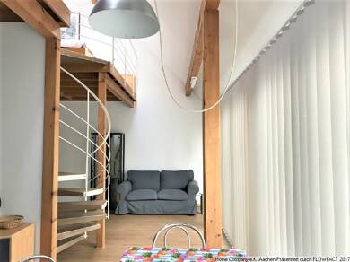 Wohnung zur Miete Wohnen auf Zeit 1.300 € 2 Zimmer 58 m² frei ab 01.10.2025 Aachen Aachen 52070