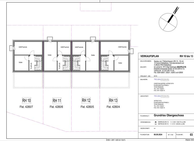 Reihenendhaus zum Kauf provisionsfrei 715.000 € 5 Zimmer 133,9 m²<br/>Wohnfläche ab sofort<br/>Verfügbarkeit Elisabeth-Schwander-Straße Bad Säckingen Bad Säckingen 79713