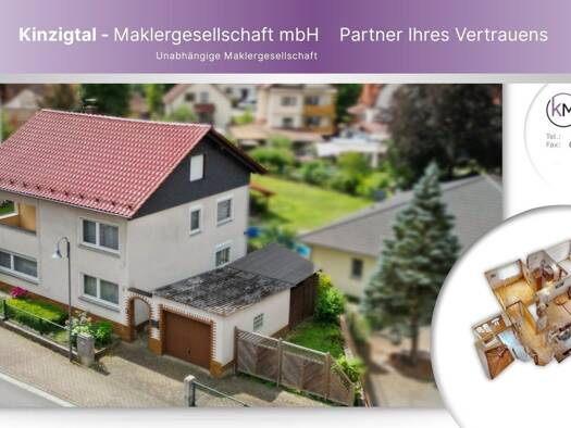 Einfamilienhaus zum Kauf 279.000 € 8 Zimmer 175,4 m² 317 m² Grundstück frei ab sofort Salmünster Bad Soden-Salmünster 63628