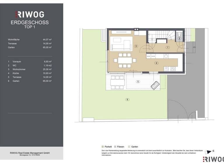 Doppelhaushälfte zum Kauf - Erstbezug 1.230.000 € 4 Zimmer 162,8 m² Wien 1130