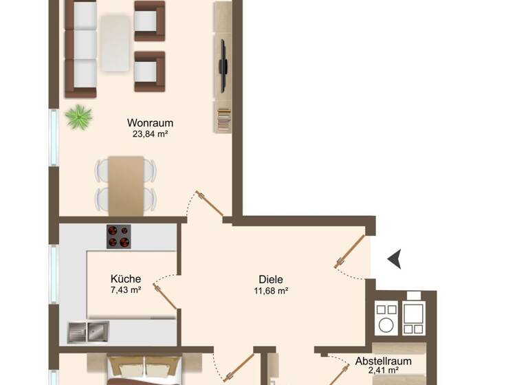 Wohnung zum Kauf 214.000 € 2 Zimmer 72,6 m²<br/>Wohnfläche Bad Wörishofen Bad Wörishofen 86825