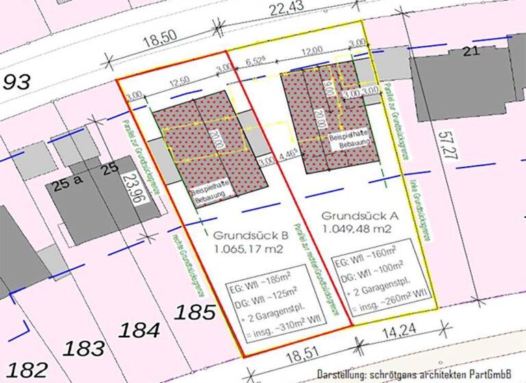 Grundstück zum Kauf 625.000 € 1.065 m² Grundstück Rheydt-West Mönchengladbach 41239
