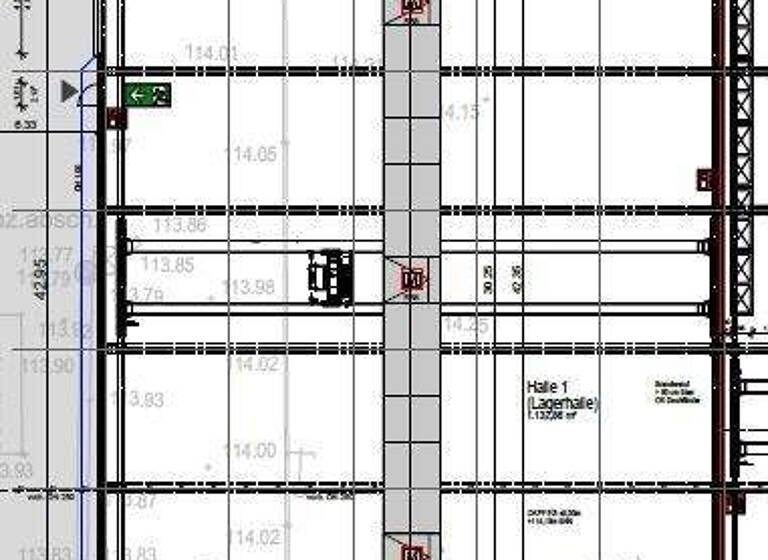 Lagerhalle zur Miete 8.000 € 1.133 m² Lagerfläche Max-Planck-Str. 1 Unna 59423