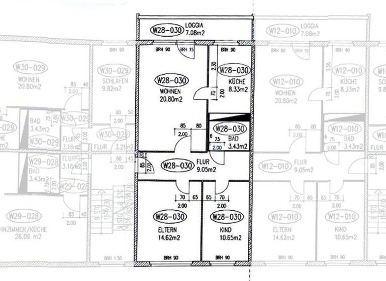 Wohnung zur Miete 440 € 3 Zimmer 70,4 m² 3. Geschoss Nordring 99b Königshufen Görlitz 02828