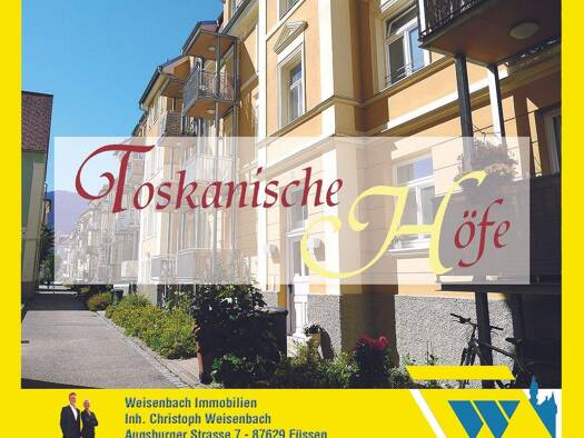 Wohnung zur Miete 690 € 2 Zimmer 64 m² 3. Geschoss frei ab sofort Füssen 87629
