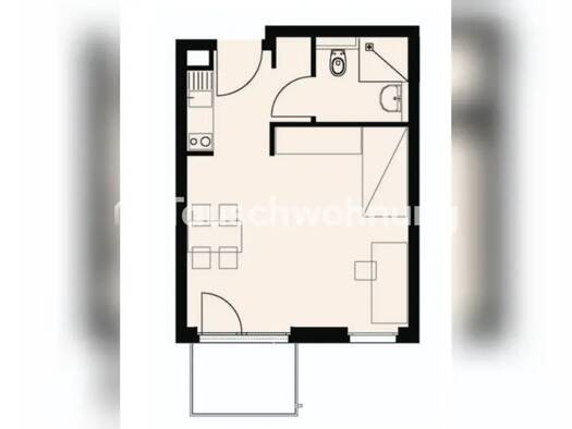 Wohnung zur Miete Tauschwohnung 390 € 1 Zimmer 33 m² 1. Geschoss Bornstedt Potsdam 14469