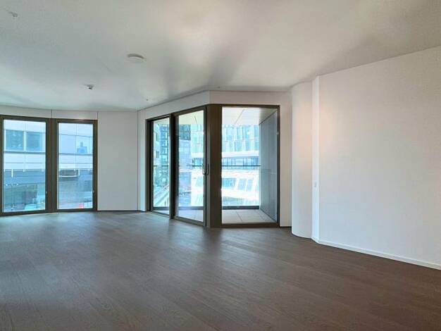 Wohnung zur Miete - Erstbezug 2.175 € 2 Zimmer 82,8 m² 6. Geschoss Innenstadt Frankfurt am Main 60315
