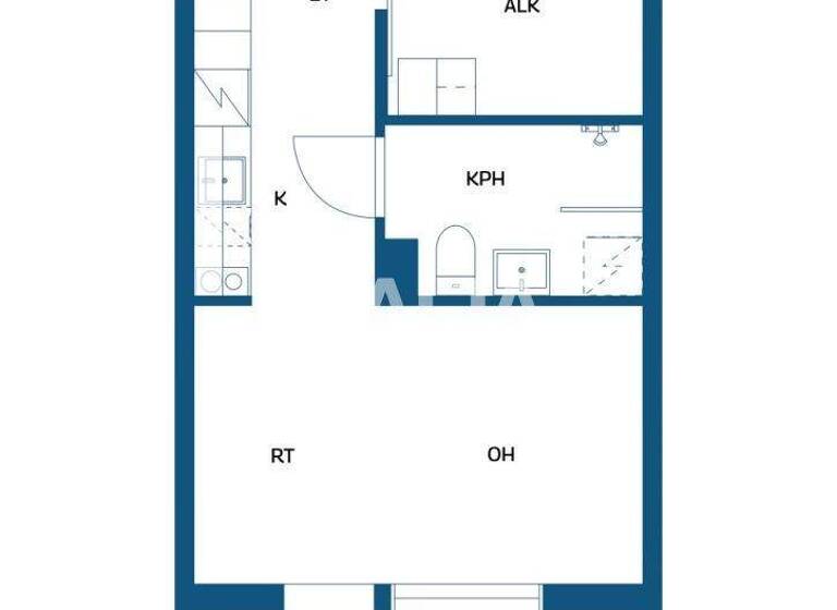 Studio zum Kauf 114.000 € 1 Zimmer 32,5 m² 2. Geschoss Ranta-Toppilan katu 10 Oulu 90520