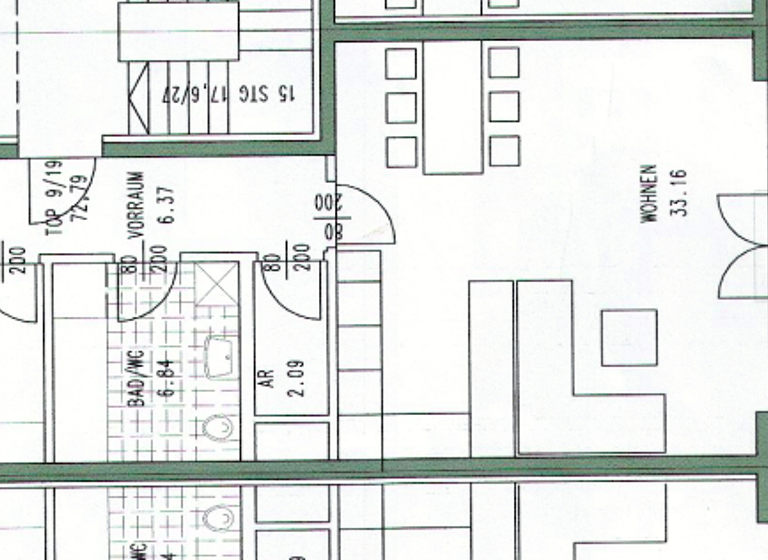 Terrassenwohnung zur Miete 885 € 3 Zimmer 74,8 m² 2. Geschoss Mäder 6841