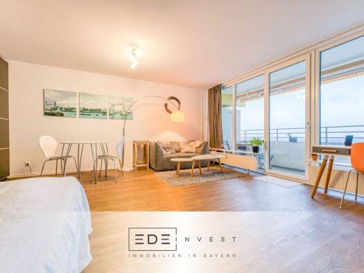 Studio zum Kauf 379.000 € 1 Zimmer 44 m² 10. Geschoss Schwabing-Freimann München 80804