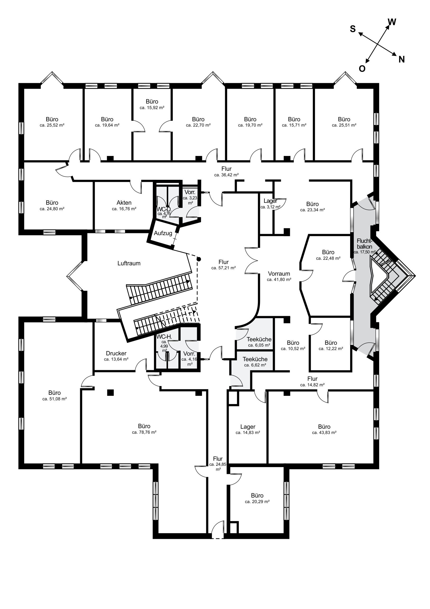 Büro-/Praxisfläche zur Miete provisionsfrei 9,50 € 979,1 m²<br/>Bürofläche ab 100 m²<br/>Teilbarkeit Gutenbergstraße 13 Puchheim Bahnhof Puchheim 82178