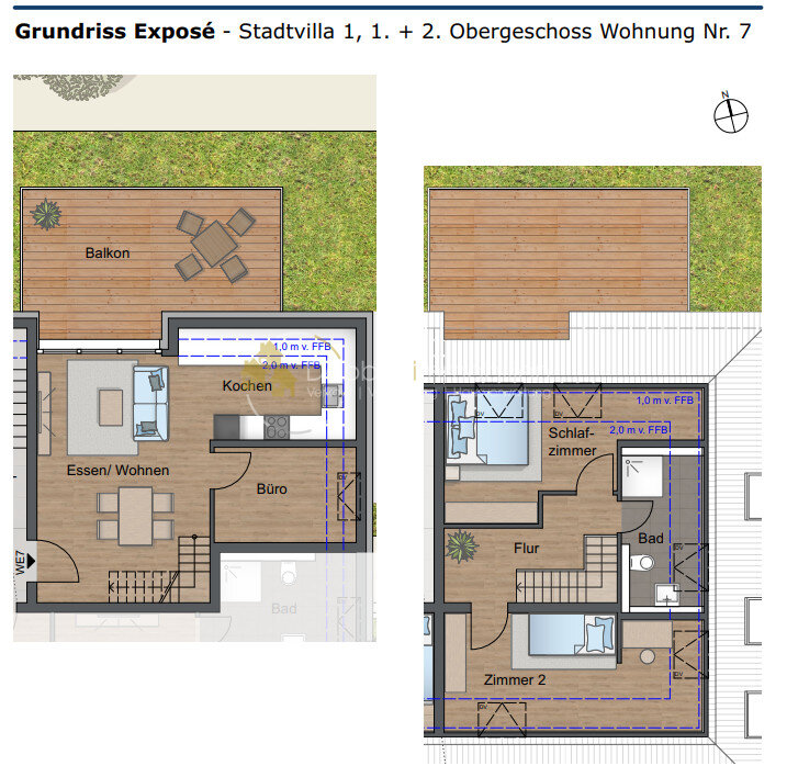 Wohnung zum Kauf provisionsfrei 739.400 € 4,5 Zimmer 86,1 m²<br/>Wohnfläche Hauptstraße 108-110 Heerstraße Stuttgart / Vaihingen 70563