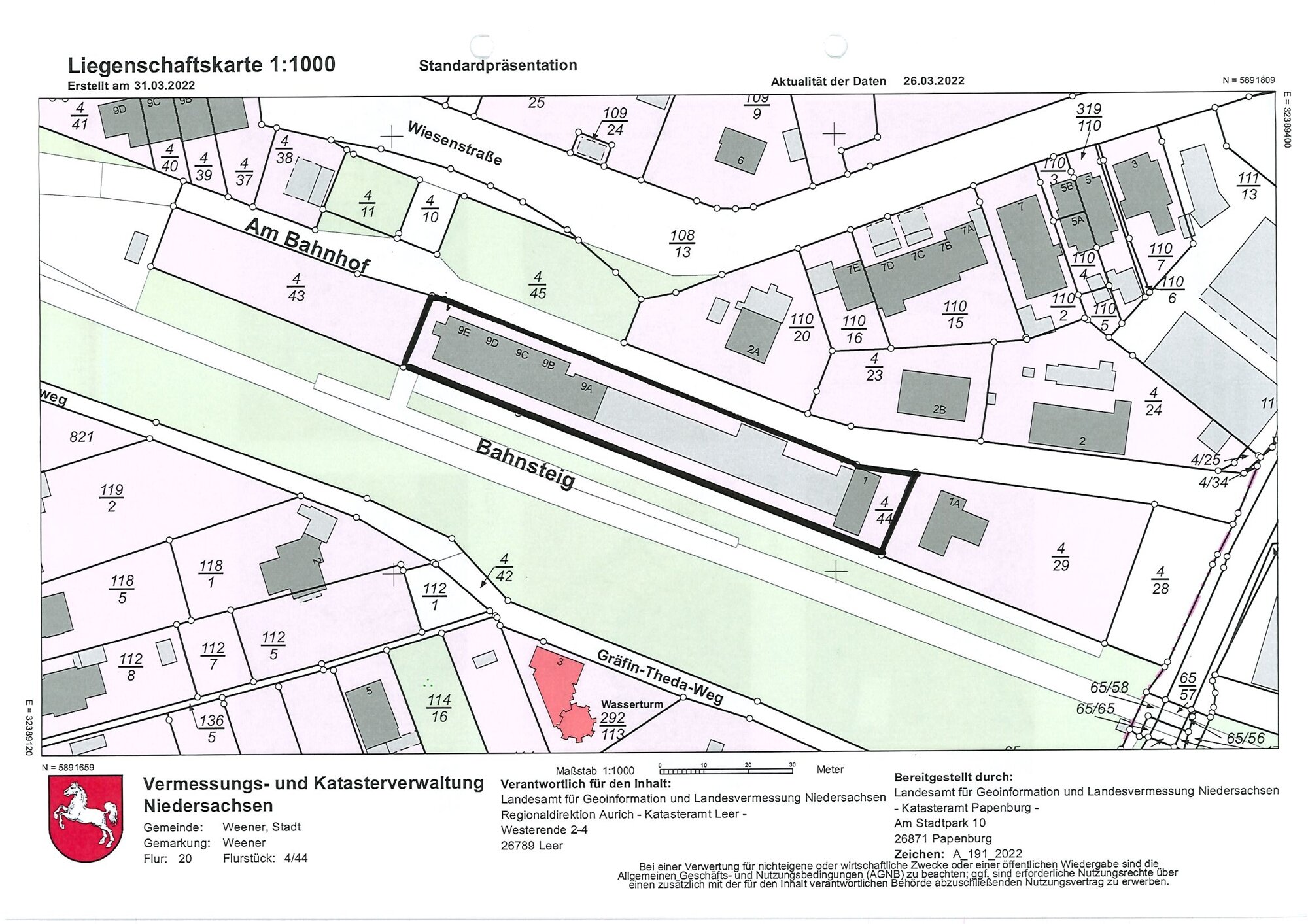 Haus zum Kauf 248.500 € 18 Zimmer 435 m²<br/>Wohnfläche 2.078 m²<br/>Grundstück Weener Weener 26826