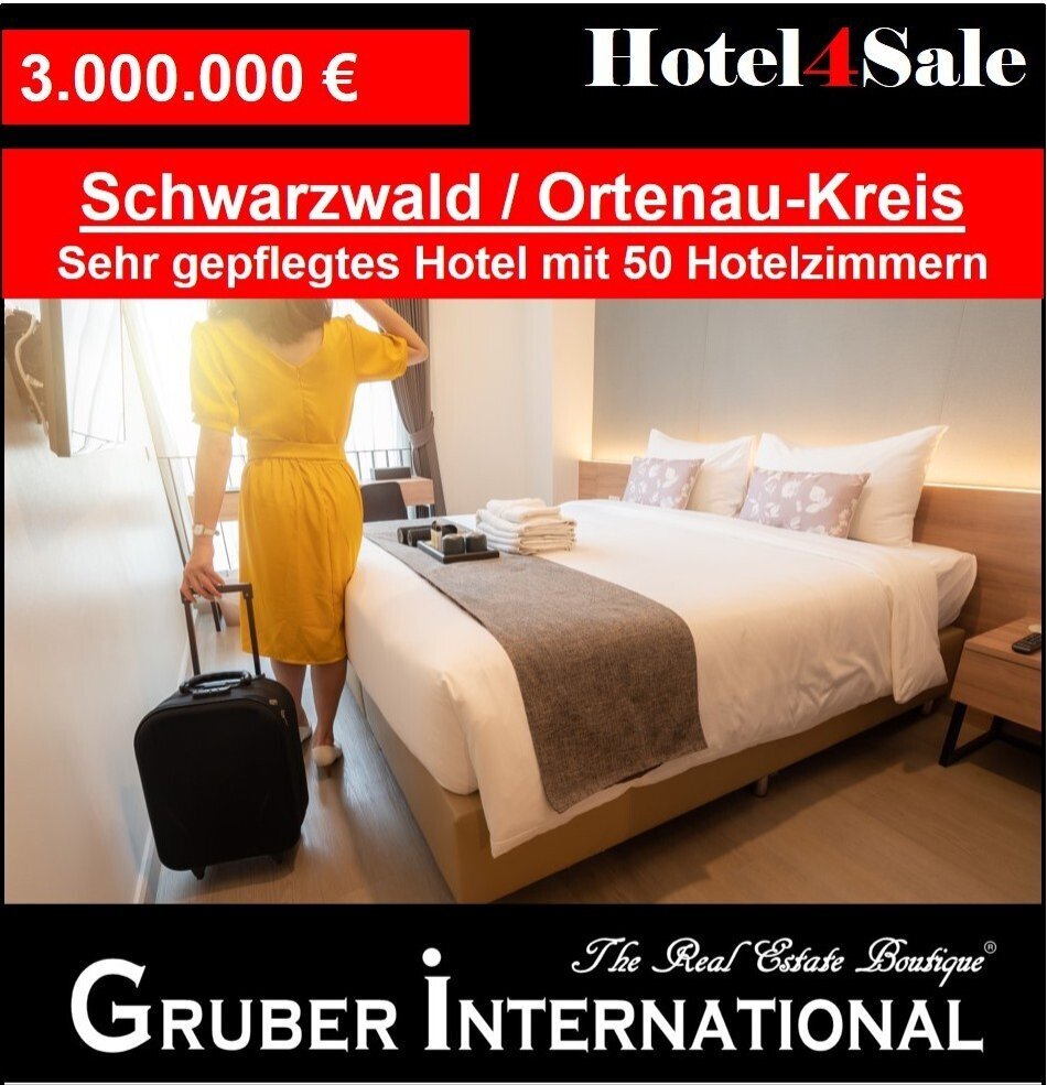 Hotel zum Kauf 3.000.000 € 50 Zimmer 224 m²<br/>Gastrofläche 3.700 m²<br/>Grundstück Nordstadt Offenburg 77652