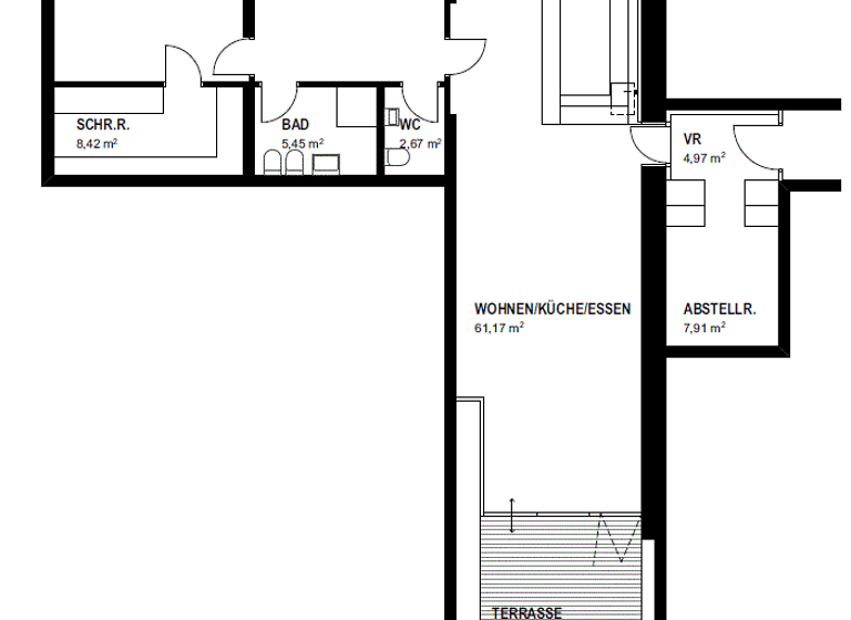 Wohnung zur Miete 2.064 € 3 Zimmer 127 m² Mühlau Innsbruck 6020