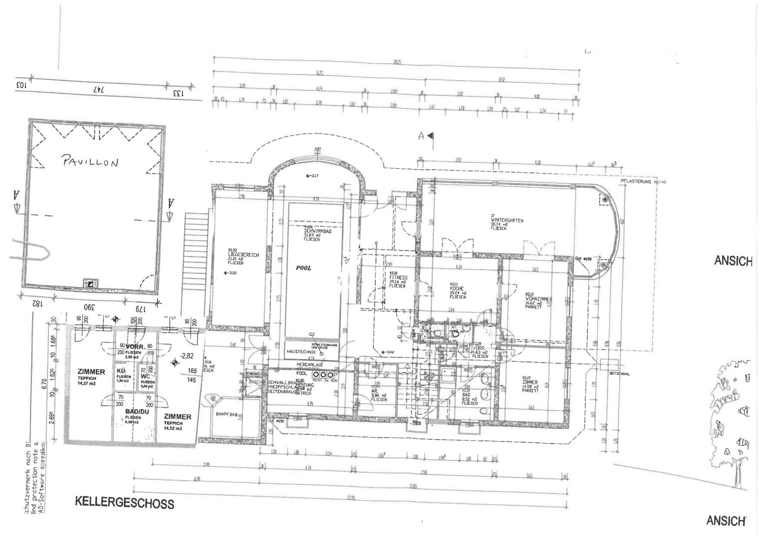 Villa zum Kauf 1.790.000 € 3.776 m²<br/>Grundstück Wiesener Straße Bad Sauerbrunn 7202