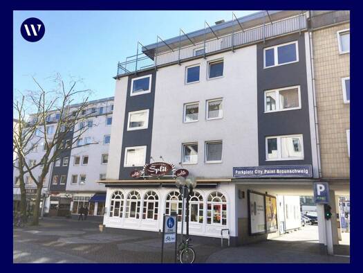 Wohnung zur Miete 657 € 2 Zimmer 77 m² 3. Geschoss Schild 3 Innenstadt Braunschweig 38100