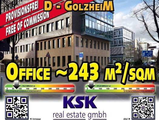 Bürogebäude zur Miete provisionsfrei 15 € 242,9 m² Bürofläche teilbar von 242,9 m² bis 415,2 m² Golzheim Düsseldorf 40474