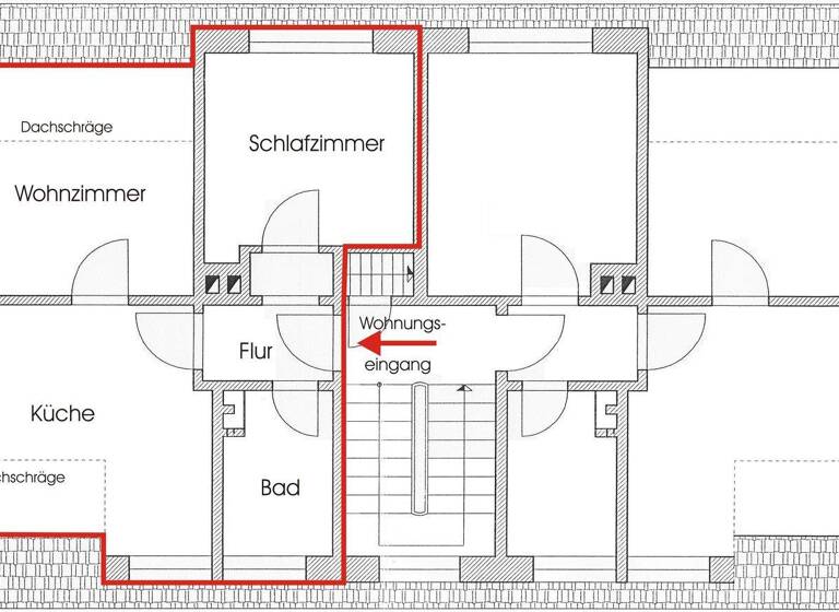 Wohnung zur Miete 204 € 2 Zimmer 34,5 m² 2. Geschoss Karl-Liebknecht-Str. 12 Oberwellenborn Unterwellenborn 07333