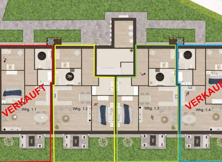 Wohnung zum Kauf - Erstbezug 298.000 € 3 Zimmer 78,8 m² EG frei ab sofort Weddingstedt 25795