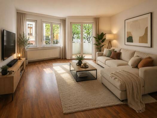 Wohnung zur Miete 515 € 2 Zimmer 61,5 m² 1. Geschoss Friesenheim/Nord Ludwigshafen am Rhein 67063