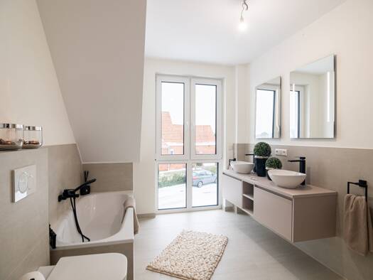 Doppelhaushälfte zum Kauf - Erstbezug provisionsfrei 439.000 € 5 Zimmer 143 m² 386 m² Grundstück Zur alten Mühle Erichshagen Nienburg (Weser) 31582