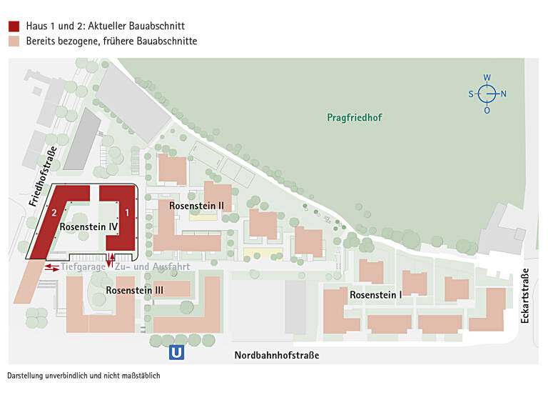 Wohnung zum Kauf provisionsfrei 688.000 € 4 Zimmer 89,5 m²<br/>Wohnfläche 1.<br/>Geschoss Friedhofstraße 16 Nord Stuttgart 70191