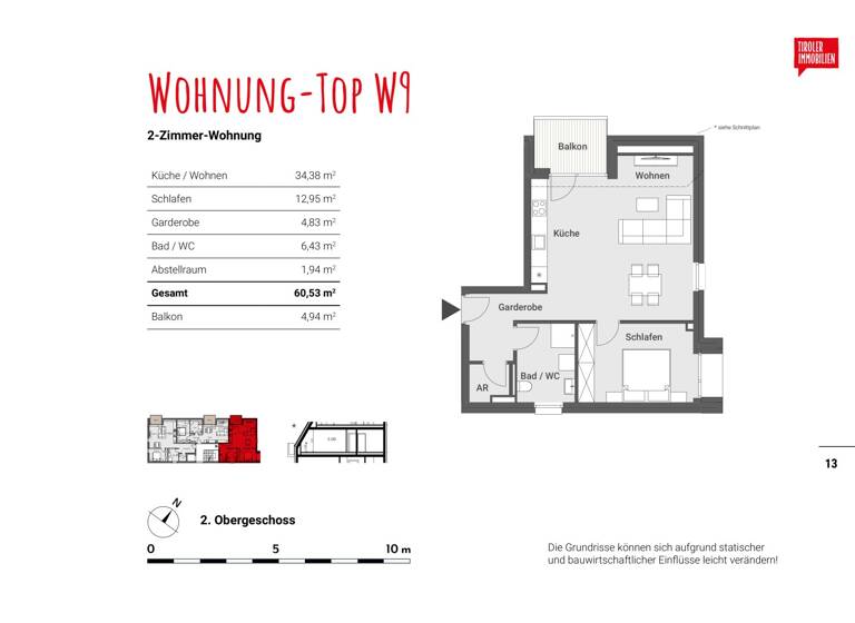 Wohnung zum Kauf 2 Zimmer 60,5 m² Kufstein 6330