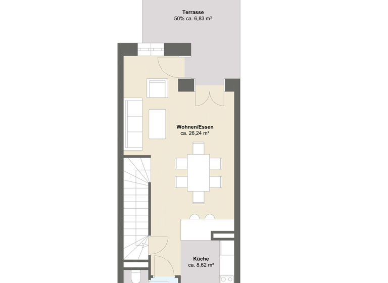 Haus zur Miete - Erstbezug 1.850 € 5 Zimmer 131,7 m² Bemerode Hannover 30539