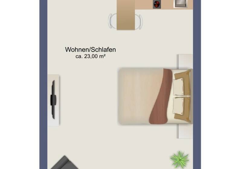 Studio zum Kauf 99.700 € 1 Zimmer 34,3 m² Wreechen Putbus / Wreechen 18581