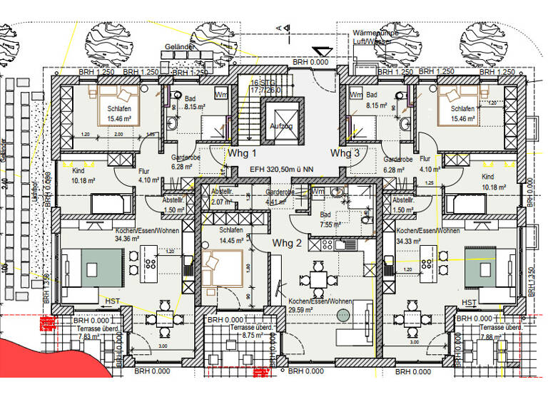 Wohnung zum Kauf - Erstbezug 455.000 € 3,5 Zimmer 82,5 m² EG Riederich 72585
